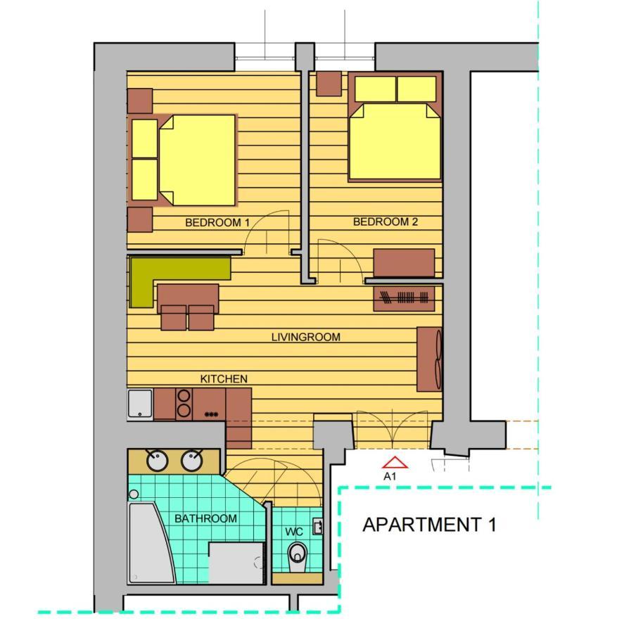 Kurkowa Apartments คราคูฟ ภายนอก รูปภาพ